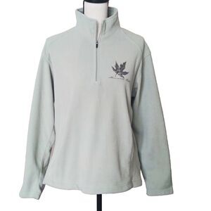 NORTH END Amicalola Falls State Park 1/4 Zip Fleece AT Pullover Sweatshirt Sz L